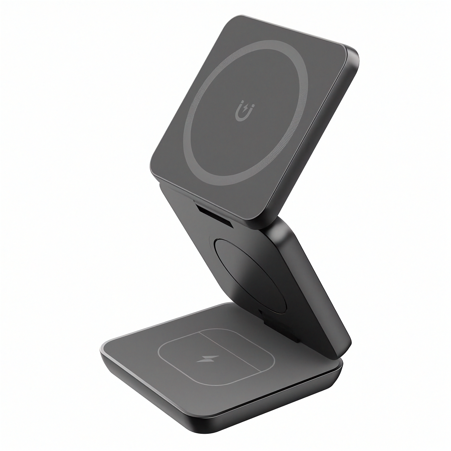 FoldCharge™ Magnetic Wireless Charging Stand – Fast MagSafe Compatible Phone Holder